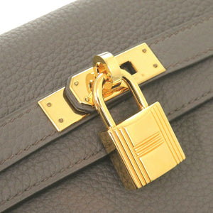 新品同様 エルメス ケリー25 内縫い トゴ エタン ゴールド金具 Y刻印(2020年製) ハンドバッグ 0340【中古】HERMES