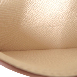 美品 エルメス ベアンコンビネ H082983CK ヴォーエプソン ジョーヌブッサン Z刻印(2021年製) 三つ折り財布 黄 0361【中古】HERMES