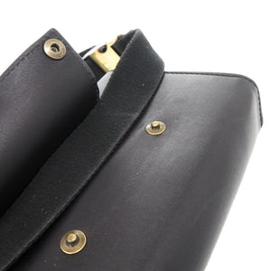 美品 ダンヒル ベルト クラッチ ロックベルト 3way レザー ゴールド金具 ブラック 黒 ショルダーバッグ 0377【中古】Dunhill