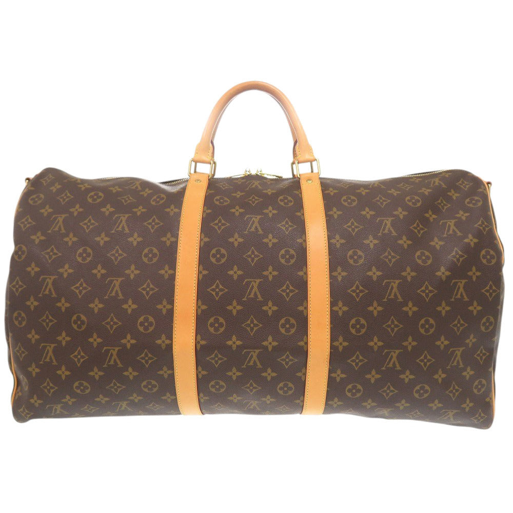 美品 ルイ ヴィトン キーポルバンドリエール60 モノグラム M41412 ブラウン ボストンバッグ LV 0390【中古】LOUIS VUITTON