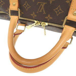 美品 ルイ ヴィトン キーポルバンドリエール60 モノグラム M41412 ブラウン ボストンバッグ LV 0390【中古】LOUIS VUITTON