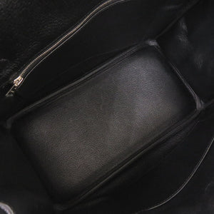 新品同様 エルメス バーキン30 トゴ ブラック シルバー金具 X刻印 ハンドバッグ 黒 0431【中古】HERMES