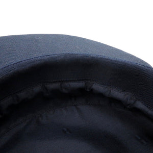 新品同様 エルメス キャスケット セリエ 麻 コットン ポリエステル マリン マロン ネイビー 帽子 0448【中古】HERMES