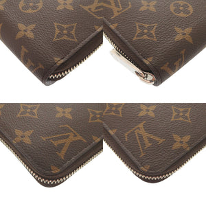 未使用 ルイ ヴィトン ジッピーウォレット モノグラム M11776 IC ウォッシュド ブルー ラウンドファスナー 長財布 LV 0449【中古】LOUIS VUITTON