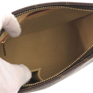 美品 ルイ ヴィトン ルーピングMM モノグラム M51146 モノグラムキャンバス PVCコーティングキャンバスレザー ブラウン LV ショルダーバッグ 0482【中古】LOUIS VUITTON