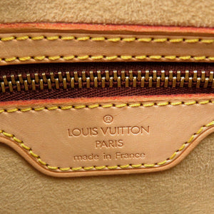 美品 ルイ ヴィトン ルーピングMM モノグラム M51146 モノグラムキャンバス PVCコーティングキャンバスレザー ブラウン LV ショルダーバッグ 0482【中古】LOUIS VUITTON
