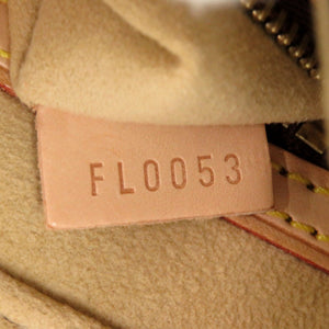 美品 ルイ ヴィトン ルーピングMM モノグラム M51146 モノグラムキャンバス PVCコーティングキャンバスレザー ブラウン LV ショルダーバッグ 0482【中古】LOUIS VUITTON