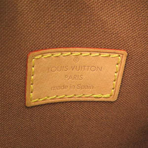 ルイ ヴィトン ポシェット ガンジュ モノグラム M51870 ブラウン ボディバッグ ウエストバッグ LV 0484【中古】LOUIS VUITTON