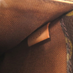 ルイ ヴィトン ポシェット ガンジュ モノグラム M51870 ブラウン ボディバッグ ウエストバッグ LV 0484【中古】LOUIS VUITTON