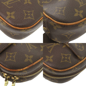 ルイ ヴィトン ポシェット ガンジュ モノグラム M51870 ブラウン ボディバッグ ウエストバッグ LV 0484【中古】LOUIS VUITTON