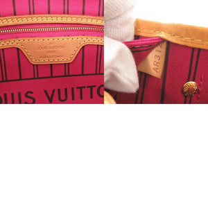 美品 ルイ ヴィトン ネヴァーフルPM ポーチ付 モノグラム ピヴォワンヌ M41245 トートバッグ LV 0487【中古】LOUIS VUITTON