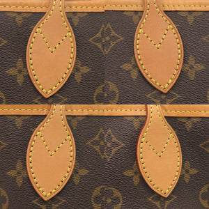 美品 ルイ ヴィトン ネヴァーフルPM ポーチ付 モノグラム ピヴォワンヌ M41245 トートバッグ LV 0487【中古】LOUIS VUITTON