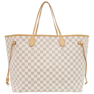 美品 ルイ ヴィトン ネヴァーフルGM ダミエアズール N51108 トートバッグ LV 0501【中古】LOUIS VUITTON