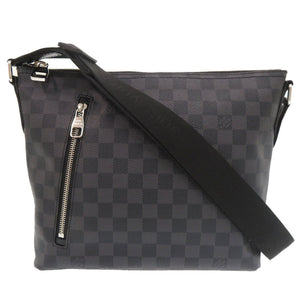 美品 ルイ ヴィトン ダミエグラフィット ミックPM N41211 ブラック ショルダーバッグ LV 0502【中古】LOUIS VUITTON メンズ