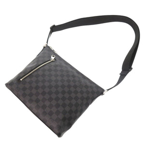 美品 ルイ ヴィトン ダミエグラフィット ミックPM N41211 ブラック ショルダーバッグ LV 0502【中古】LOUIS VUITTON メンズ