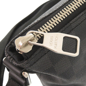 美品 ルイ ヴィトン ダミエグラフィット ミックPM N41211 ブラック ショルダーバッグ LV 0502【中古】LOUIS VUITTON メンズ