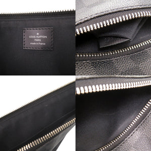 美品 ルイ ヴィトン ダミエグラフィット ミックPM N41211 ブラック ショルダーバッグ LV 0502【中古】LOUIS VUITTON メンズ