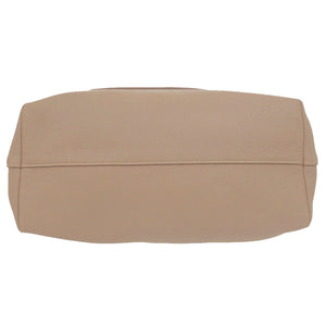 美品 プラダ 2Way ハンドバッグ 1BA063 ゴールド金具 レザー カメオ CAMMEO ベージュ ショルダーバッグ 0518【中古】PRADA