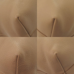 美品 プラダ 2Way ハンドバッグ 1BA063 ゴールド金具 レザー カメオ CAMMEO ベージュ ショルダーバッグ 0518【中古】PRADA