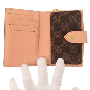 ルイ ヴィトン ポルトフォイユ ジュリエット ダミエ N60380 IC ブラウン 二つ折り財布 LV 0520【中古】LOUIS VUITTON