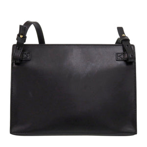 美品 サルヴァトーレフェラガモ ヴァラリボン レザー ブラック ショルダーバッグ 黒 0529【中古】Salvatore Ferragamo