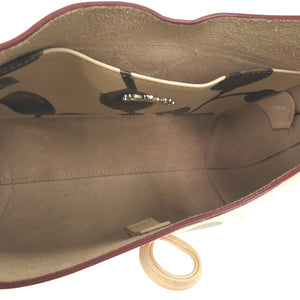 美品 ロンシャン ロゾ ショルダーバッグXS ハンドバッグ レザー クリーム グリーン 0531【中古】Longchamp