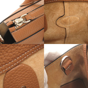 新品同様 トッズ DI スモール レザー ブラウン 2WAY ハンドバッグ ショルダーバッグ 0536【中古】TOD’S