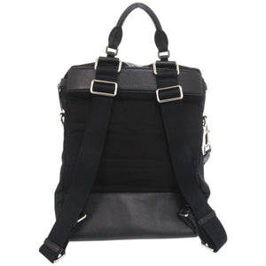美品 バーバリー 4064913 ナイロン アクリル ポリアミド ブラック 黒 リュック デイパック 0537【中古】BURBERRY