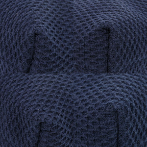 新品同様 シャネル ヘアバンド シュシュ ポーチ 3点セット トラベルセット コットン ネイビー 0541【中古】CHANEL