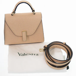 新品同様 ヴァレクストラ イジィデ 2WAY N568741 ハンドバッグ カーフ CIPRIA ベージュ 0550【中古】Valextra