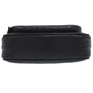 美品 バーバリー カメラバッグ TBモノグラム 8015241 レザー ブラック ショルダーバッグ 黒 0552【中古】BURBERRY