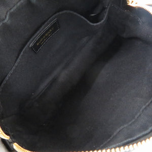 美品 バーバリー カメラバッグ TBモノグラム 8015241 レザー ブラック ショルダーバッグ 黒 0552【中古】BURBERRY