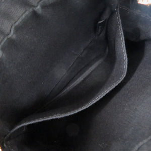 美品 バーバリー カメラバッグ TBモノグラム 8015241 レザー ブラック ショルダーバッグ 黒 0552【中古】BURBERRY