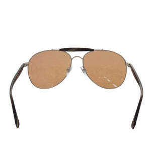 新品同様 ジョルジオアルマーニ ティアドロップ サングラス AR6022 プラスチック メタル ブラウン 0554【中古】GIORGIO ARMANI