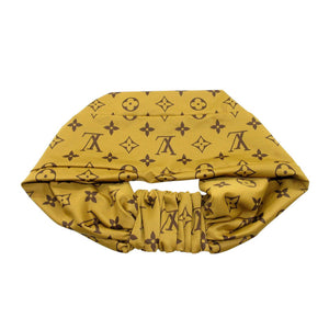 美品 ルイ ヴィトン モノグラムリバース M76891 ブラウン ヘアバンド LV 0556【中古】LOUIS VUITTON