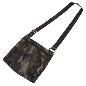 美品 プラダ 迷彩 カモフラージュ VA0886 テスート カーキ ショルダーバッグ 0563 【中古】 PRADA メンズ