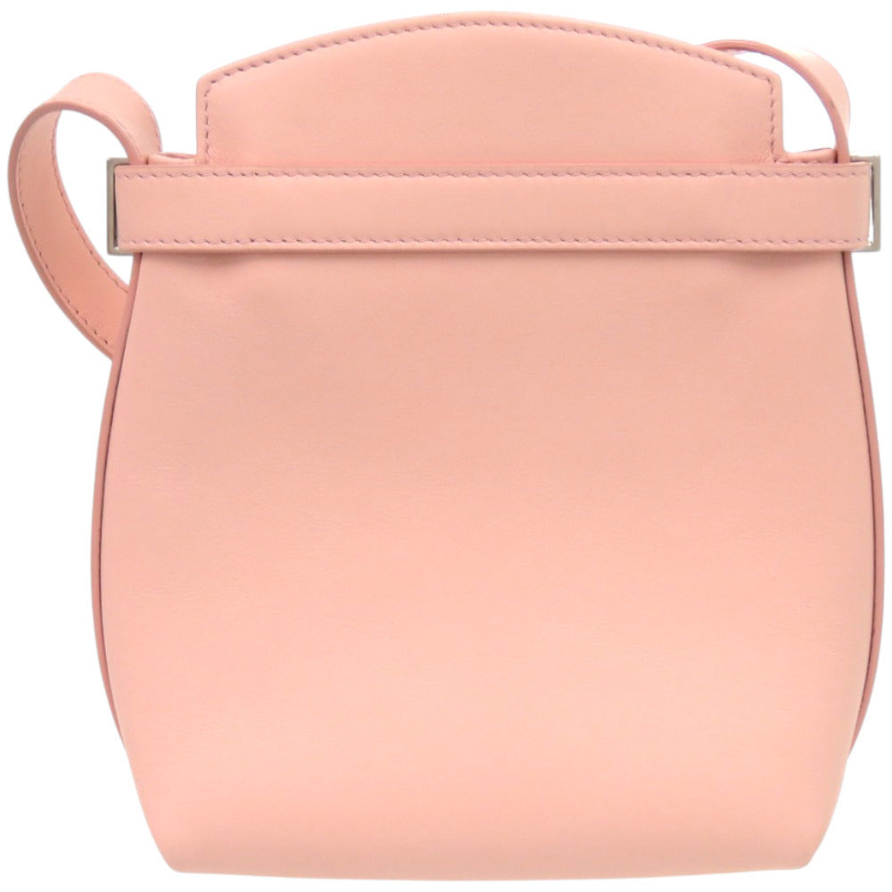 美品 サルヴァトーレフェラガモ Hug ガンチーニ GG220630 レザー ピンク ショルダーバッグ 0567【中古】Salvatore Ferragamo