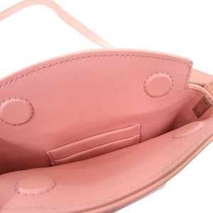 美品 サルヴァトーレフェラガモ Hug ガンチーニ GG220630 レザー ピンク ショルダーバッグ 0567【中古】Salvatore Ferragamo