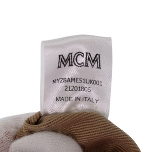 新品同様 エムシーエム カーフ メタリックピンク ゴールド金具 チェーン ショルダーバッグ 0568【中古】MCM