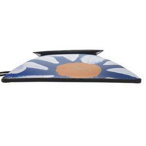 新品同様 マルニ フラワー フォンケース スマホケース ショルダーバッグ TEMI0004A2 スマホアクセサリー PVC ブルー 0569【中古】MARNI