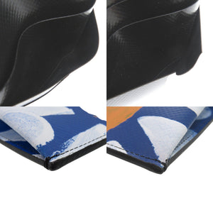 新品同様 マルニ フラワー フォンケース スマホケース ショルダーバッグ TEMI0004A2 スマホアクセサリー PVC ブルー 0569【中古】MARNI