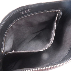 美品 ジミーチュウ スターエンボス KIMI-N パテントレザー レザー ブラック 黒 ショルダーバッグ 0572【中古】JIMMY CHOO