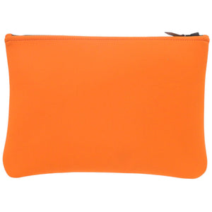 未使用 エルメス ネオバン MM ナイロン/ポリアミド オレンジ ポーチ 0575【中古】HERMES