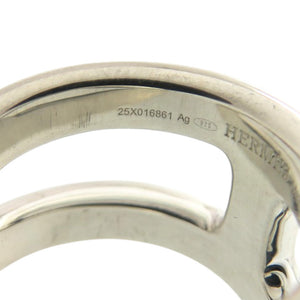 新品同様 エルメス オスモズ PM 25X016861 シルバー925 約12号 シルバー リング 指輪 0579【中古】HERMES