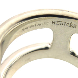 新品同様 エルメス オスモズ PM 25X016973 シルバー925 約12.5号 シルバー リング 指輪 0581【中古】HERMES