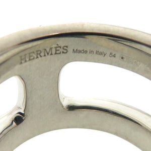 新品同様 エルメス オスモズ PM 25X016973 シルバー925 約12.5号 シルバー リング 指輪 0581【中古】HERMES