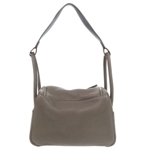 エルメス リンディ26 ヴェルソ トリヨンクレマンス エタン シルバー金具 □O刻印 ハンドバッグ 0595【中古】HERMES