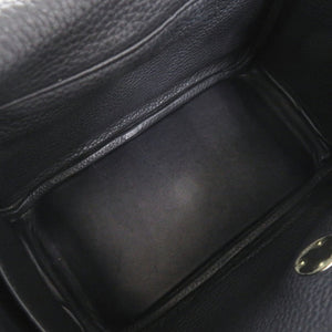 エルメス リンディ26 ヴェルソ トリヨンクレマンス エタン シルバー金具 □O刻印 ハンドバッグ 0595【中古】HERMES