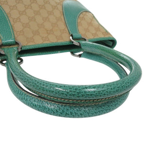 美品 グッチ GGキャンバス ハンドバッグ 113011トートバッグ レザー ベージュ 0600【中古】GUCCI