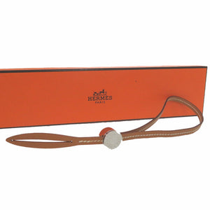 美品 エルメス グローブホルダー セリエ レザー メタル ブラウン 0605【中古】HERMES